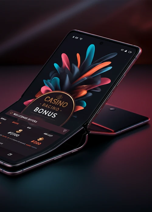 Banner promozionale di Sportaza Casino con bonus di benvenuto e giri gratuiti per i nuovi iscritti, sfondo con elementi di gioco d'azzardo.